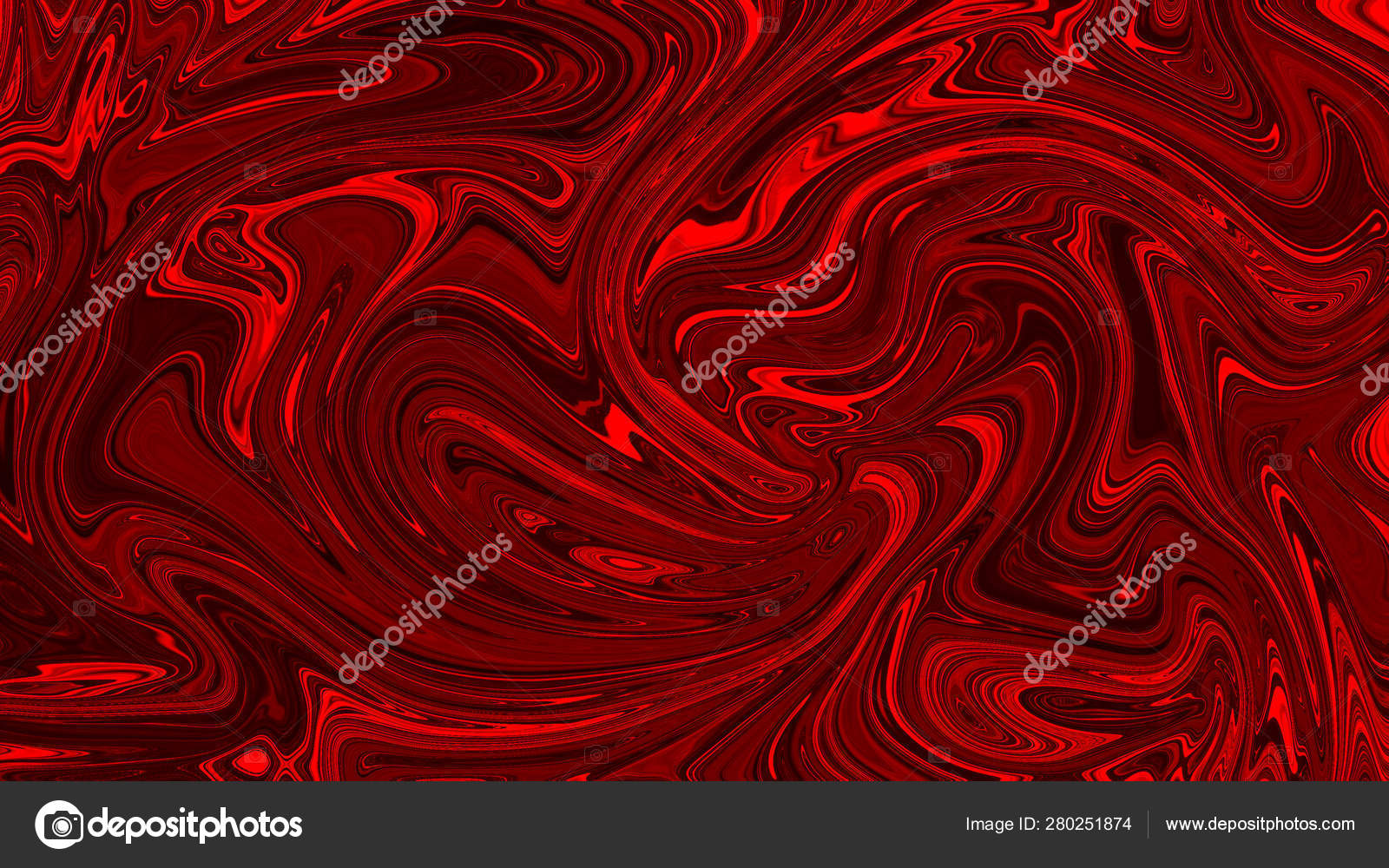 Red Black Marble Seamless Background Texture Abstract Red Liquid
