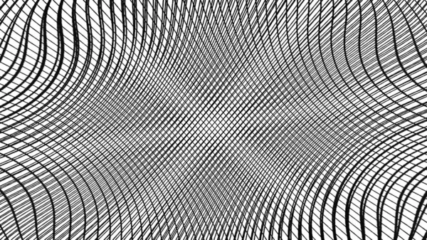 Black and White texture element . Hypnosis halftone psychedelic art . Graphic trendy syntwave background. Design element.