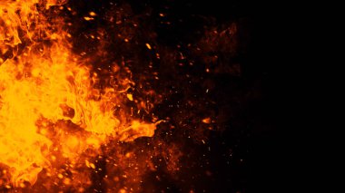 Arka planda mükemmel yangın parçacıkları közler . Duman sis sisli doku bindirmeleri. Tasarım öğesi.