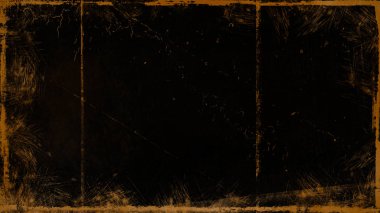 Metin için izole kahverengi arka plan alanı vintage çizik grunge bindirmeleri.