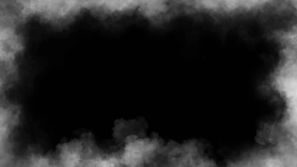 Frame füst ködös textúra hatása film, szöveg vagy tér. Szegély textúra átfedések. Dizájn elem. — Stock Fotó