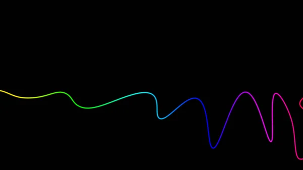 Ondas de sonido coloridas para fiestas, DJ, pub, discotecas. Tecnología de ecualizador de audio. ilustración para la aplicación móvil . — Foto de Stock