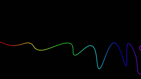 Audio digitale equalizer technologie, Pulse musical. Abstract van geluidsgolf. Ontwerpelement. — Stockfoto