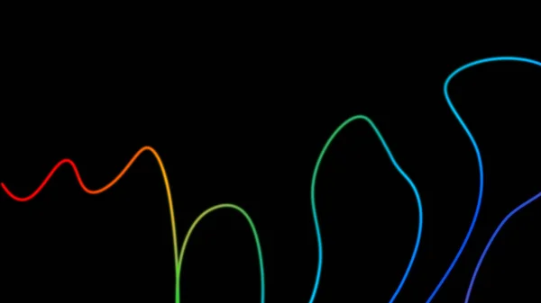 Färgglada ljudvågor för fest, DJ, pub, discon. Ljud equalizer-teknik. illustration för mobilapp. — Stockfoto