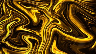 Sıvı renkli dalga doku arka plan. Tasarım için sarı desen.