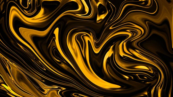 Fondo líquido de textura de onda colorida. Patrón amarillo para el diseño . — Foto de Stock