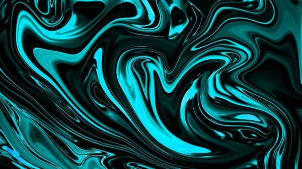 Texture d'onde liquide futuriste numérique. Abstrait fond de couleur bleue . — Photo