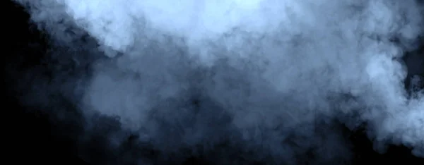 パノラマ霧霧のテクスチャオーバーレイ アブストラクト煙効果 テキストまたはコピースペースのための隔離された背景 — ストック写真
