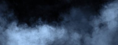 Panoramik sis dokusu örtüşüyor. Efekt, metin veya metin alanı için soyut duman izole arkaplan .