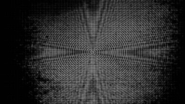 Yarı-ton siyah-beyaz desenli nokta soyut arka plan. Grunge perde arkası sıkıntılı doku örtüleri. Noktalı desen. Stok illüstrasyonu.