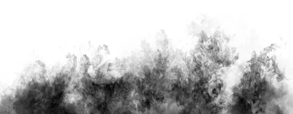 Panoramatický Pohled Oheň Izolovaném Pozadí Perfektní Výbuch Efekt Pro Dekoraci — Stock fotografie