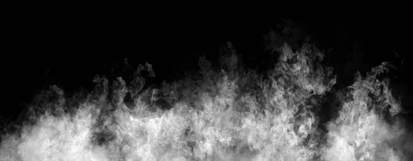 Φωτιά Πανοραμική Θέα Απομονωμένο Φόντο Τέλειο Εφέ Έκρηξης Για Διακόσμηση — Φωτογραφία Αρχείου