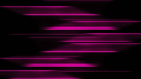 Leuchtende Unscharfe Lichtstreifen Bewegung Über Abstraktem Hintergrund Pinkfarbene Strahlen Led — Stockfoto