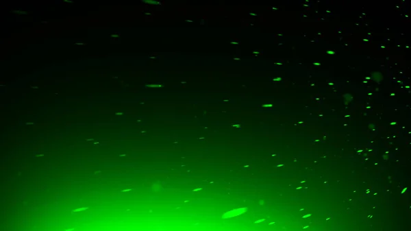 Flying Verde Fuego Brasas Partículas Textura Superposiciones Efecto Escombros Quemaduras — Foto de Stock