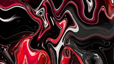 Dijital sıvı dalga arkaplanı. Sanat eserleri yaratmak için mermer moda sanat dokusu ve hayal ürünü resimler. Stok illüstrasyonu.