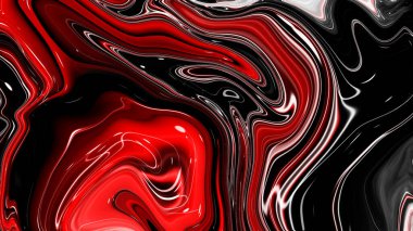 Dijital sıvı dalga arkaplanı. Pankart, kapak ve poster sanatı için sıvı renkli dalga dokusu. Stok illüstrasyonu.