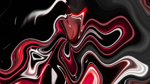 デジタル流体液体波背景 芸術作品を作成し サイケデリックアートを印刷するための大理石の流行の芸術的テクスチャ ストックイラスト — ストック写真