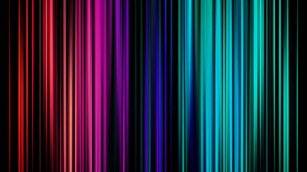 Leuchtende Verschwommene Lichtstreifen Bewegung Auf Abstraktem Hintergrund Regenbogenstrahlen Led Licht — Stockfoto