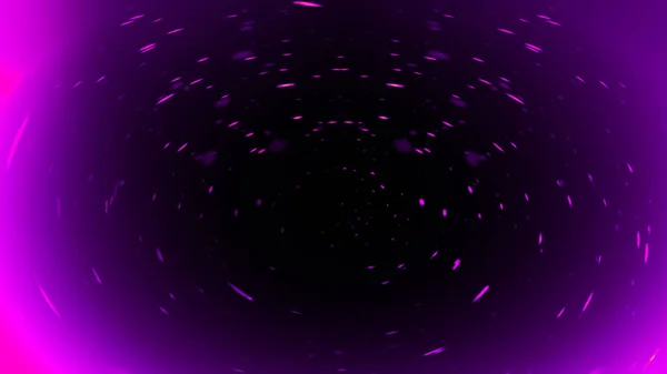 飞舞的紫色火把粒子的纹理覆盖起来 孤立黑色背景的燃烧碎片效应 — 图库照片