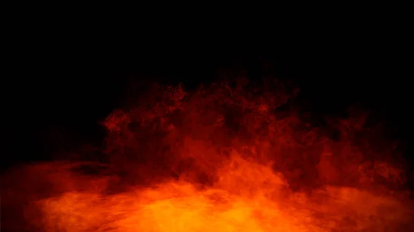 Tajemniczy Ogień Mgła Tekstury Nakładki Tekst Lub Przestrzeń Chemia Dymna — Zdjęcie stockowe