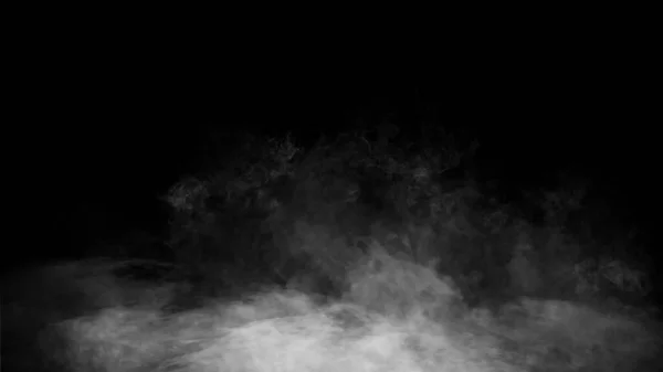 神秘的雾纹理覆盖文字或空间 烟熏化学 孤立背景下的神秘效应 — 图库照片