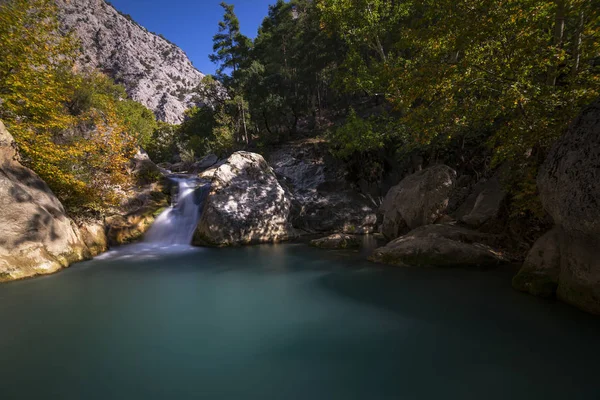 Waterval in Turkije Isparta — Stockfoto