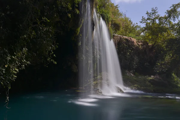 Duden Waterfall lange blootstelling — Stockfoto