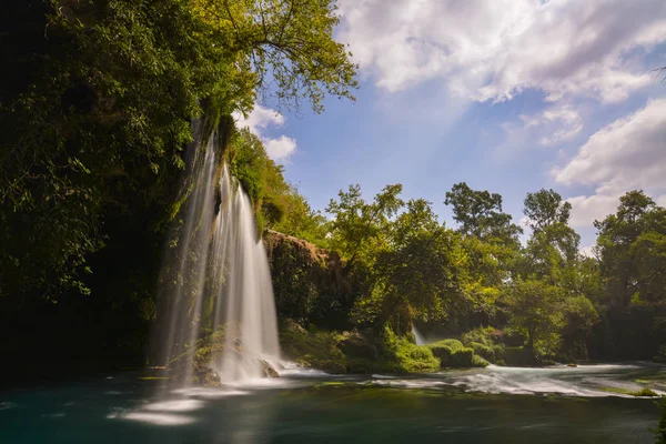 Duden Waterfall lange blootstelling — Stockfoto
