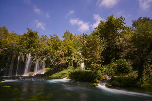 Duden Waterfall long exposure — Stock Photo, Image