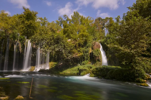 Duden Waterfall lange blootstelling — Stockfoto