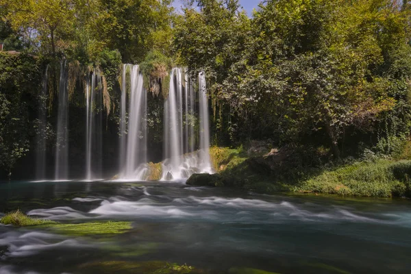 Duden Waterfall lange blootstelling — Stockfoto