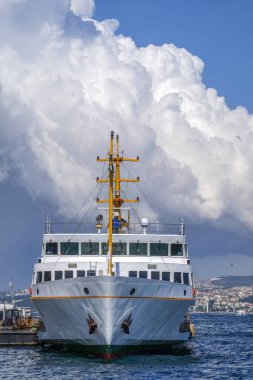 istanbul boğazı ve yolcu gemileri