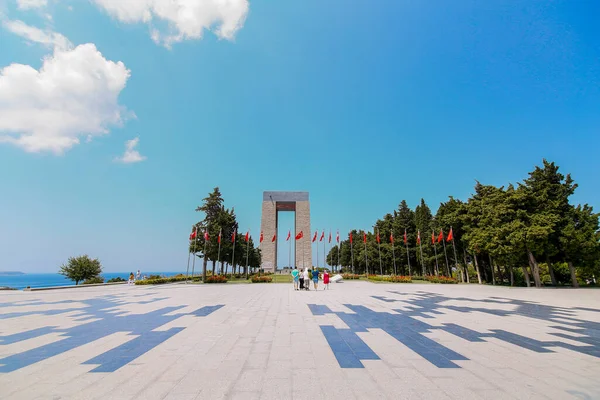 General View Martyrs Monument Canakkale Turkey — Stock Photo, Image