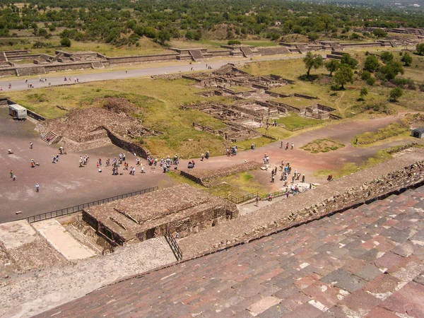 Vista General Antigua Ciudad Theotihuacan México — Foto de Stock