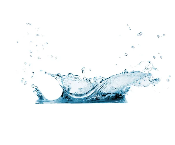 Water splash isolated on white background — Stock Photo, Image