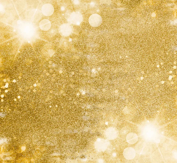 Golden Christmas background — Stock Photo, Image