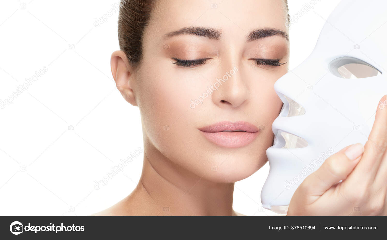 Download Led Face Mask Stock Photos Royalty Free Led Face Mask Images Depositphotos PSD Mockup Templates