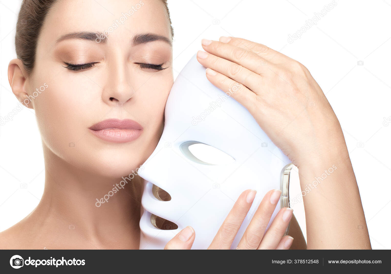 Download Led Face Mask Stock Photos Royalty Free Led Face Mask Images Depositphotos PSD Mockup Templates