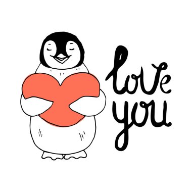 Sevgililer günü konulu vektör çizim