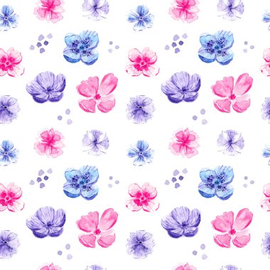 Çiçeklerle kusursuz desen 