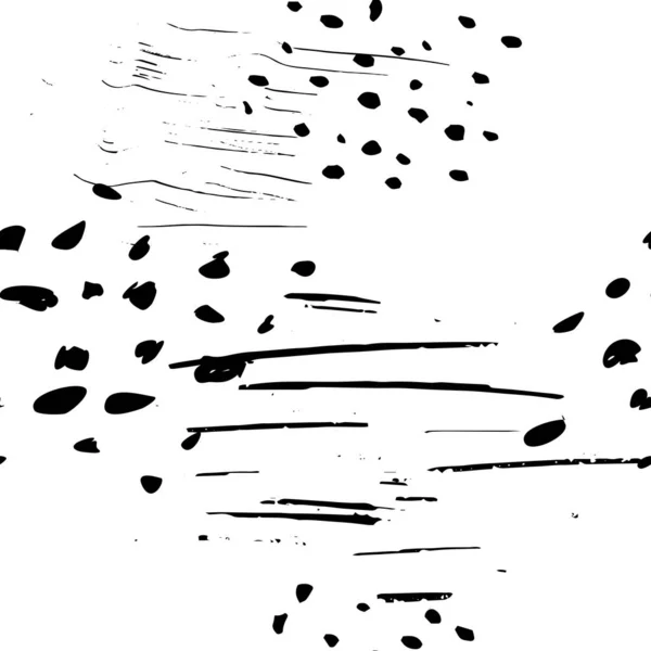 Vektor zökkenőmentes mintázat grunge kézzel rajzolt textúra — Stock Vector