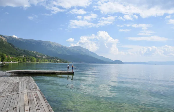 Ohridsee Sommer — Stockfoto