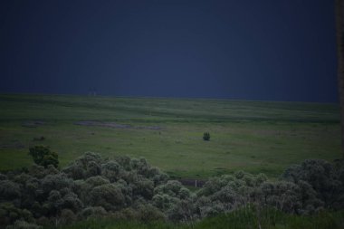 yaklaşan fırtına öncesi güzel manzara