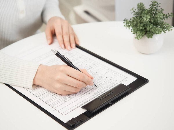 Japanese woman receiving counseling