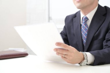 Bir Japon firması röportajının resmi
