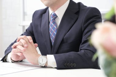 Bir Japon firması röportajının resmi