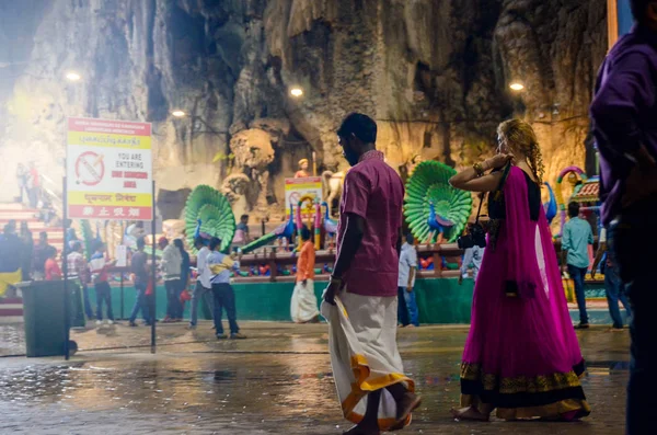 Ινδουιστικοί ναοί στο Batu σπηλιές, Κουάλα Λουμπούρ — Φωτογραφία Αρχείου