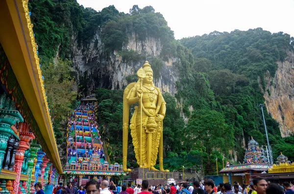 Batu Mağaralarında Hindu Tapınakları, Kuala Lumpur — Stok fotoğraf