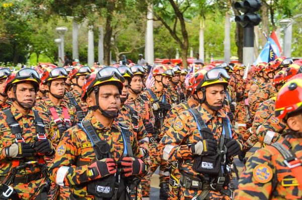 Merdeka dag firande på Malaysia — Stockfoto