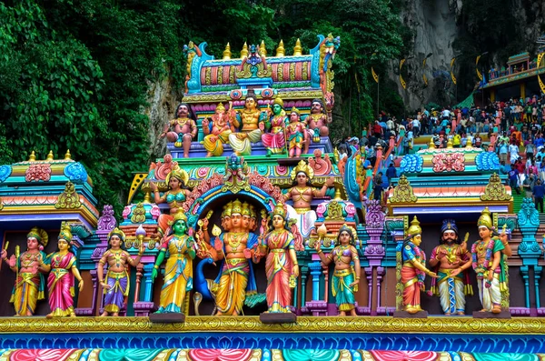 巴图洞穴的印度教寺庙， 吉隆坡 免版税图库照片